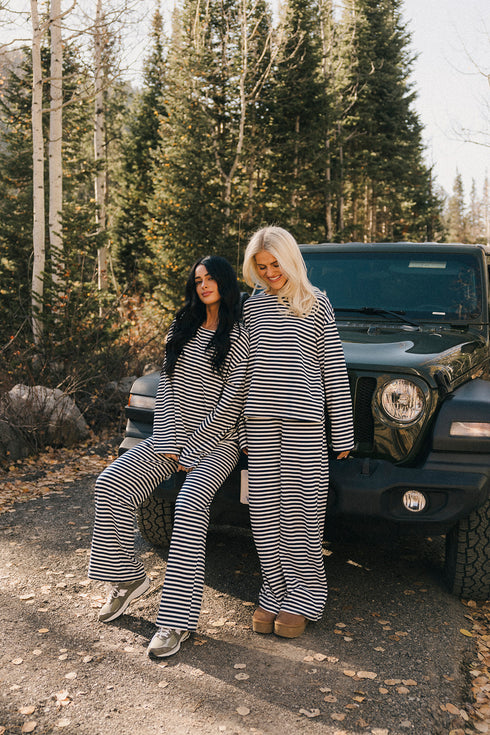 Weekender Striped Pullover